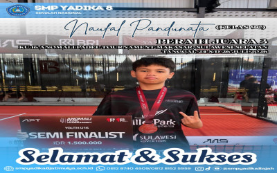 Murid SMP Yadika 8 Jatimulya Raih Juara 3 pada Anomali Padel Tournament Makassar
